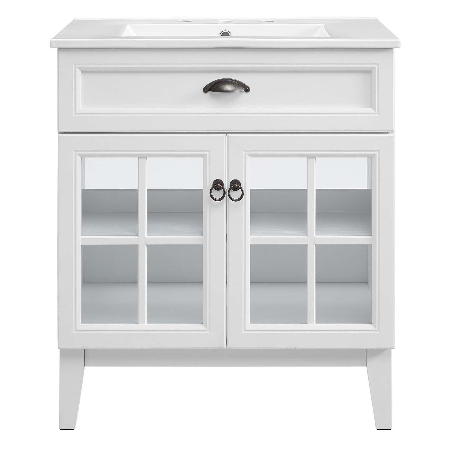 Modway Isle 30" Bathroom Vanity with Sink White