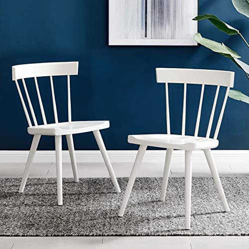 Modway Sutter Dining Room Tables and Chairs, White