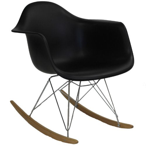 Modway Rocker Plastic Lounge Chair