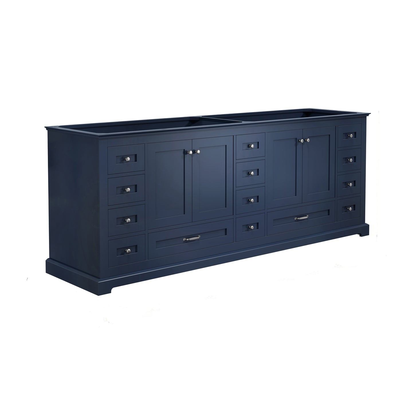 Dukes 84" Navy Blue Vanity Cabinet Only