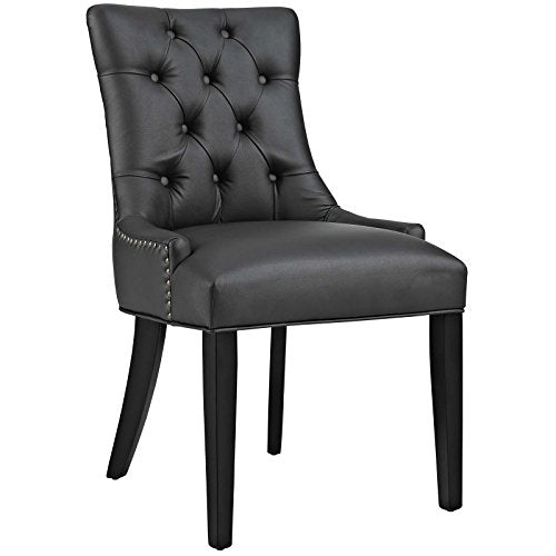 Modway Regent Modern Tufted Faux Leather Upholstered Kitchen and Dining Room Chair