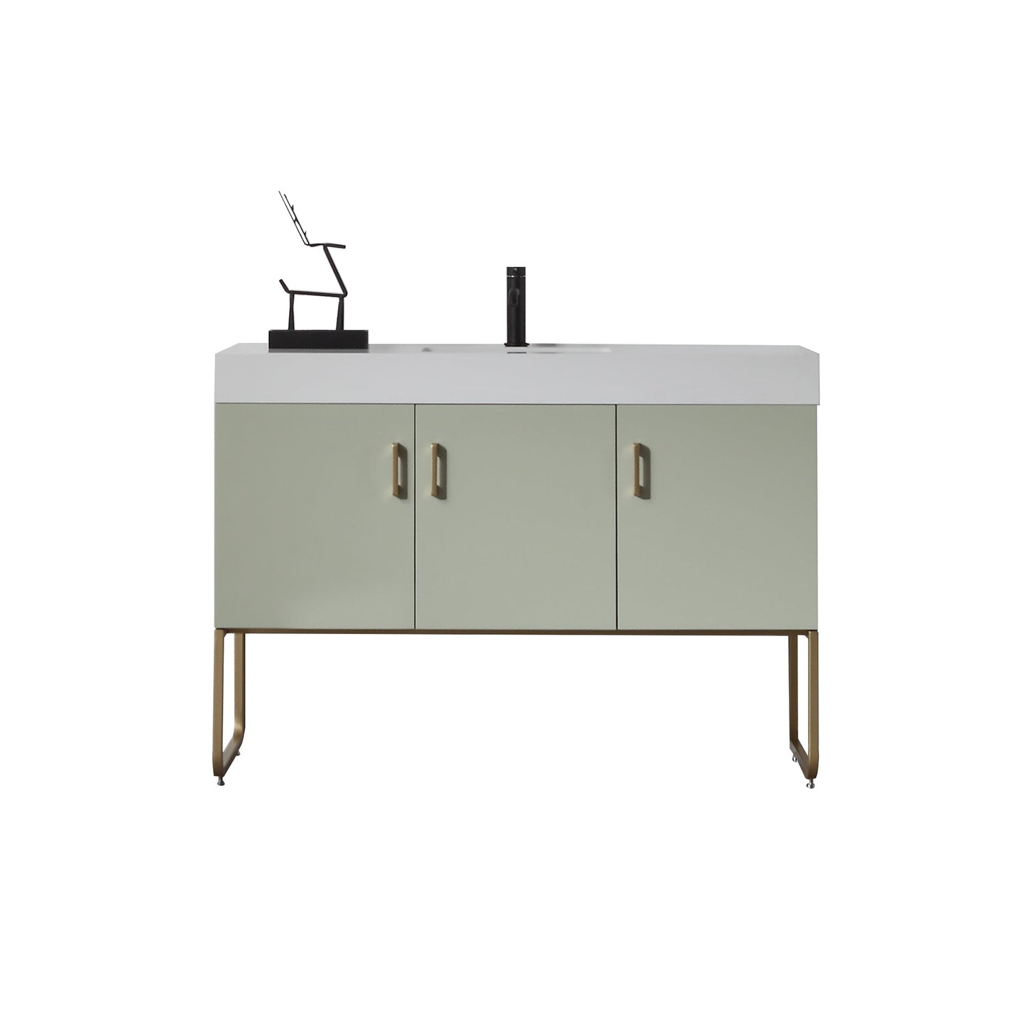 VEEMON 48” PINE MIST DUAL MOUNT MODERN BATHROOM VANITY