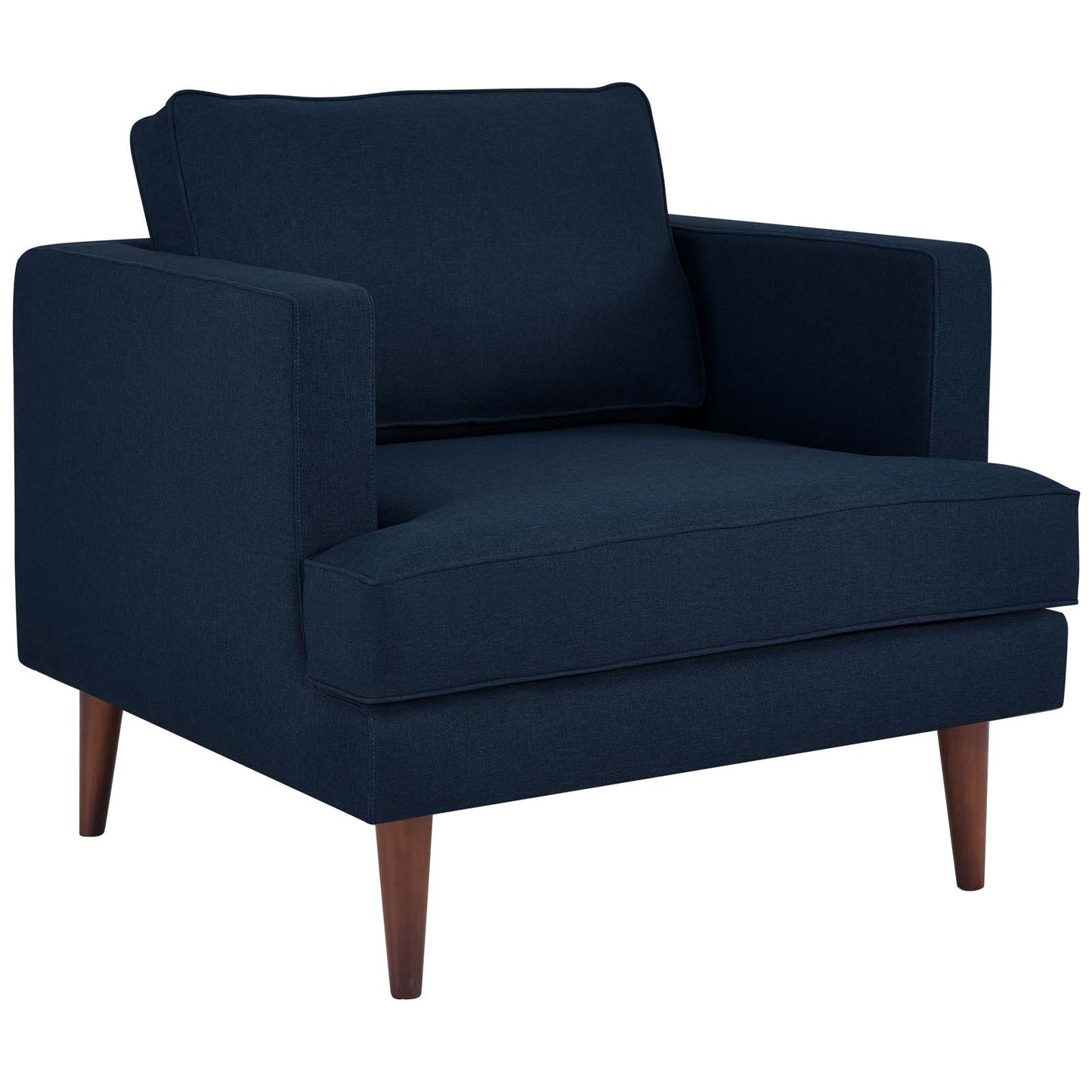 Modway Agile Upholstered Armchair in Blue (Set of 2)