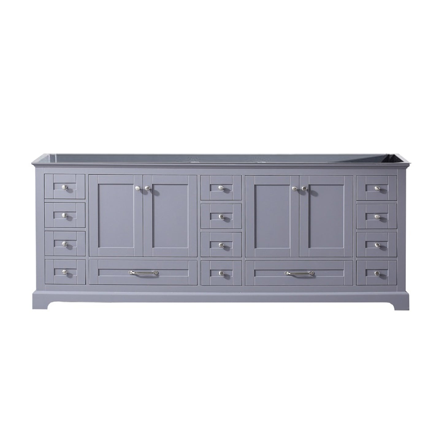 Dukes 84" Dark Grey Vanity Cabinet Only