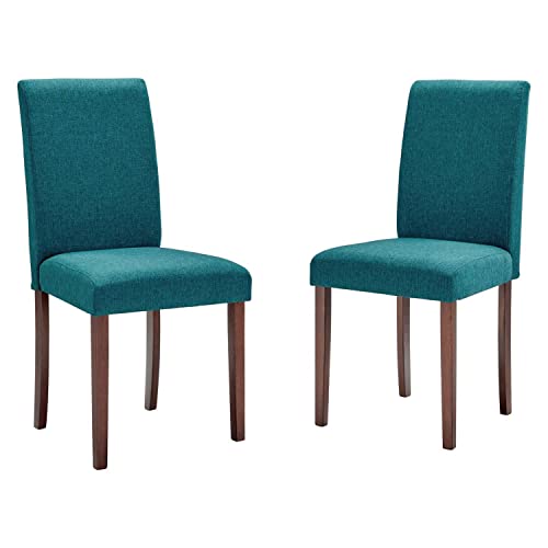Modway Prosper Upholstered Fabric Dining Side Chair Set of 2