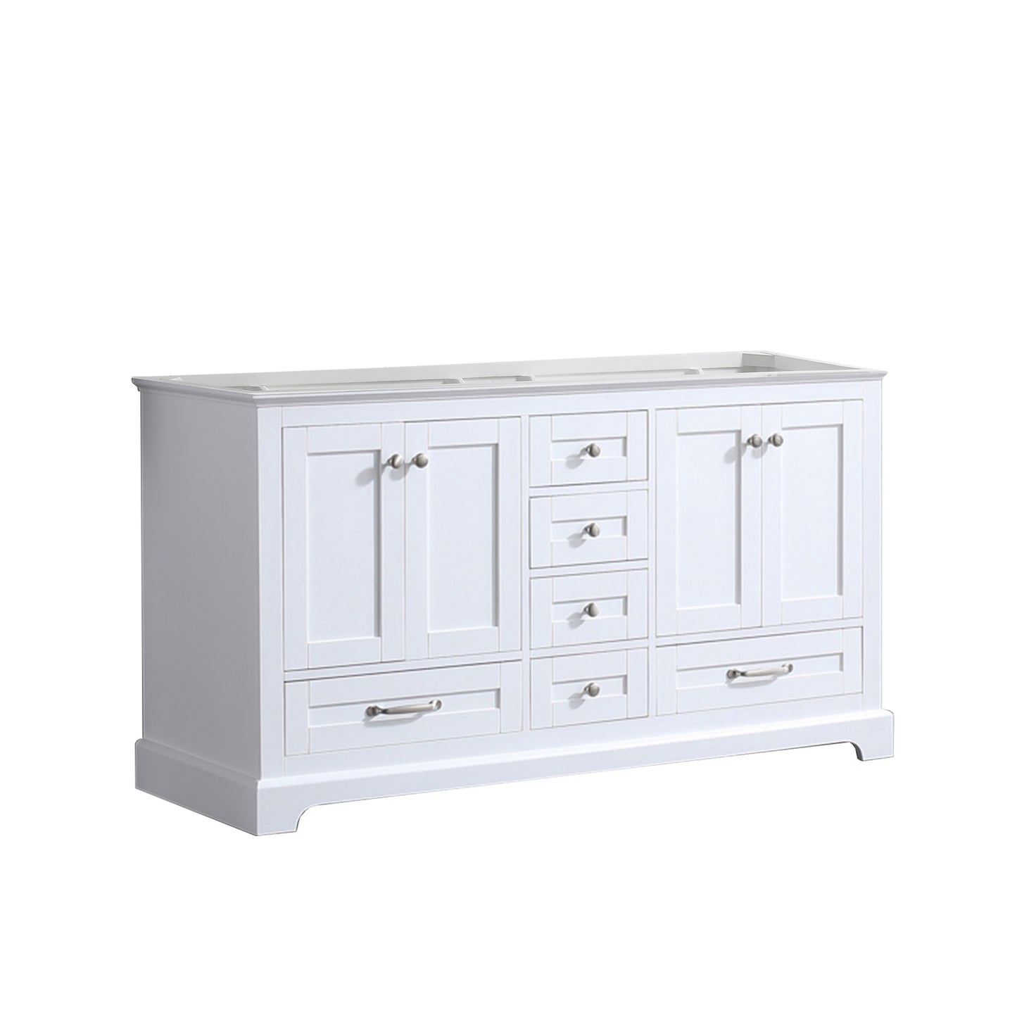 Dukes 60" White Vanity Cabinet Only