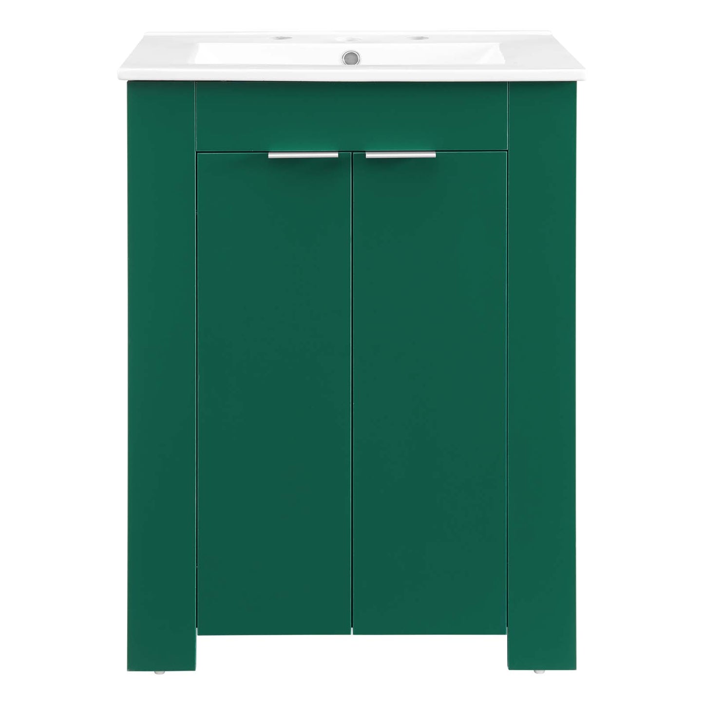 Modway Maybelle 24" Bathroom Vanity, Green White