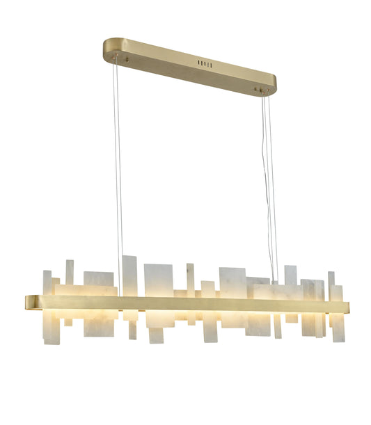 Brushed Gold LED Chandelier - MAT04C59G