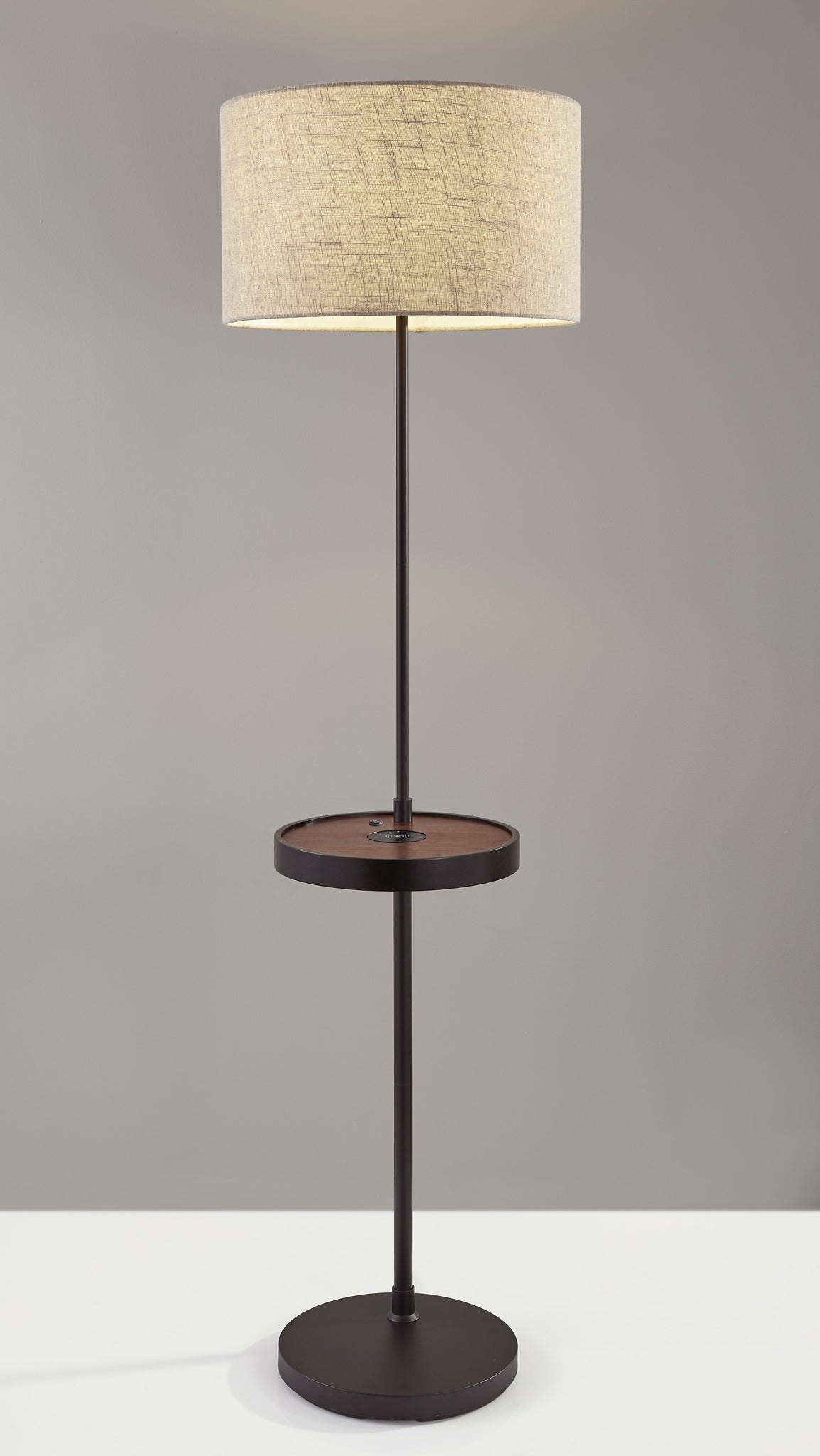 Oliver Wireless Charging Shelf Floor Lamp