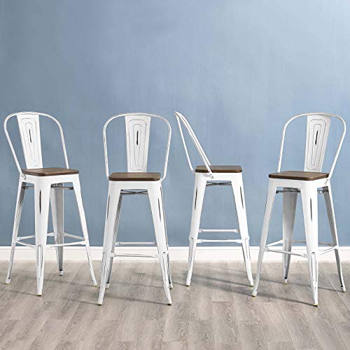 Modway Promenade barstools, White