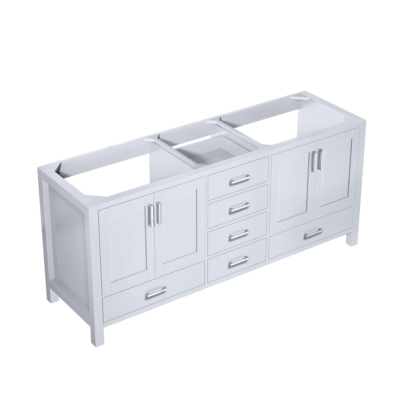 Jacques 72" White Vanity Cabinet Only