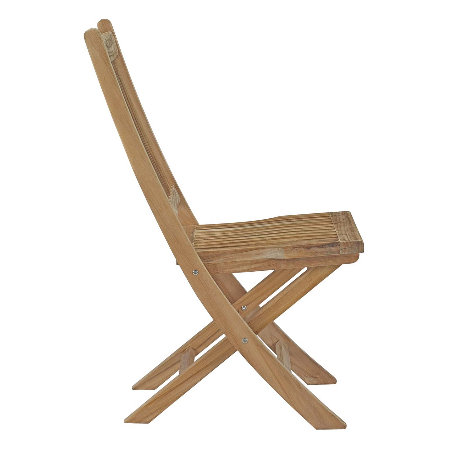 Modway EEI-2702-NAT Marina Premium Grade A Teak Wood Outdoor Patio Folding Chair, Natural