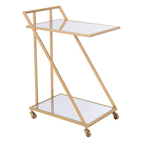 Alto Bar Cart Mirror & Gold