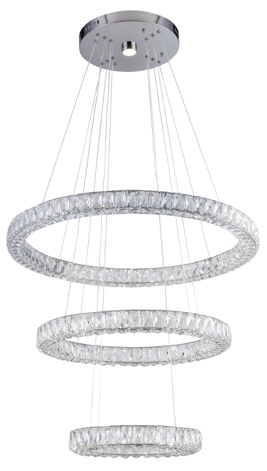 Chrome LED Chandelier - KD16-3