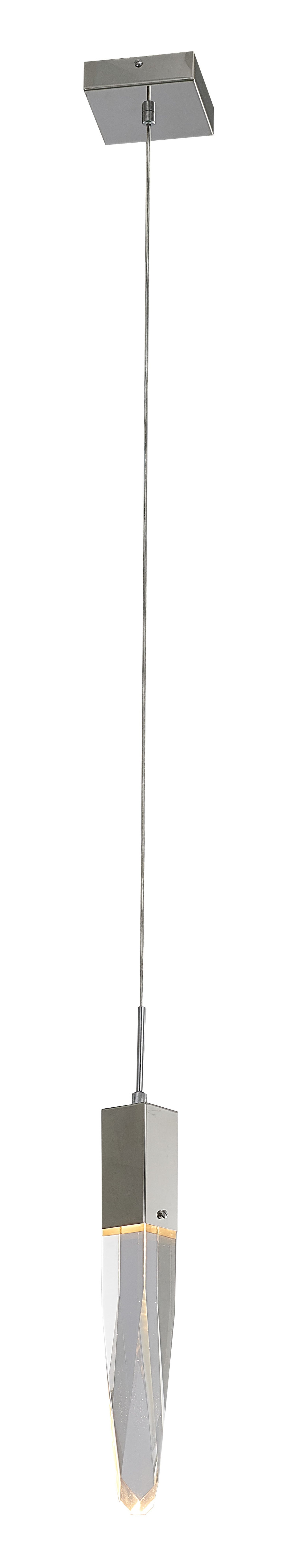 Chrome Single Pendant Lighting - ADS12P1CH