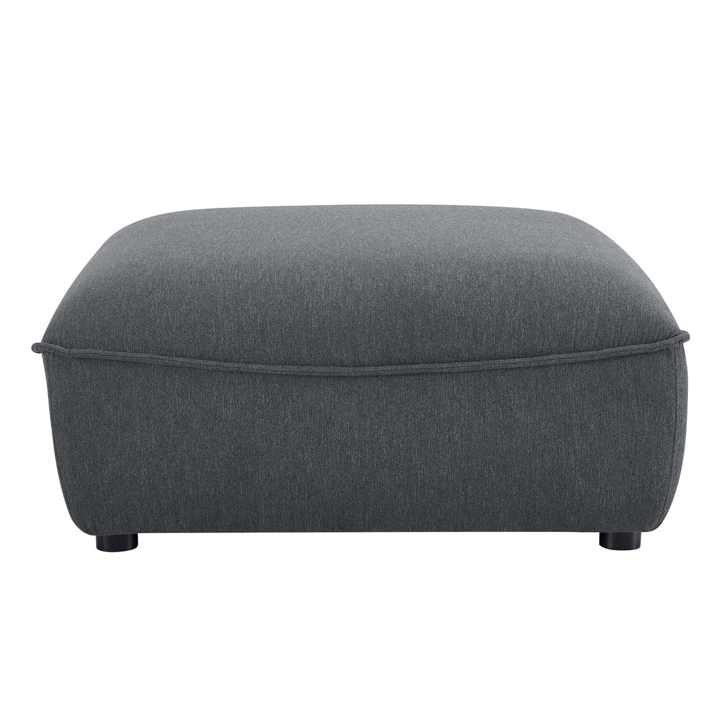 Modway EEI-4419-CHA Comprise Sectional Sofa Ottoman, Charcoal