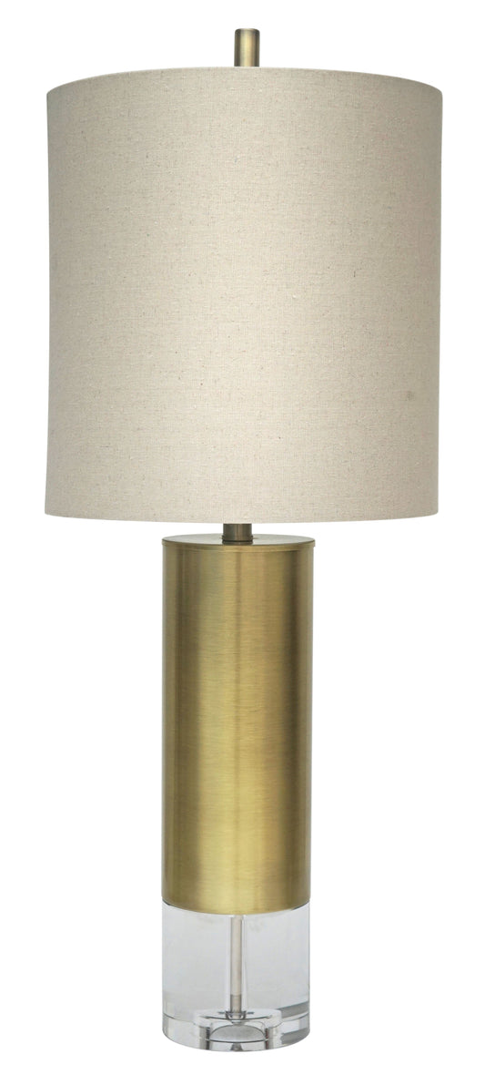 Antique Brass Table Lamp - JTL39GV-AB