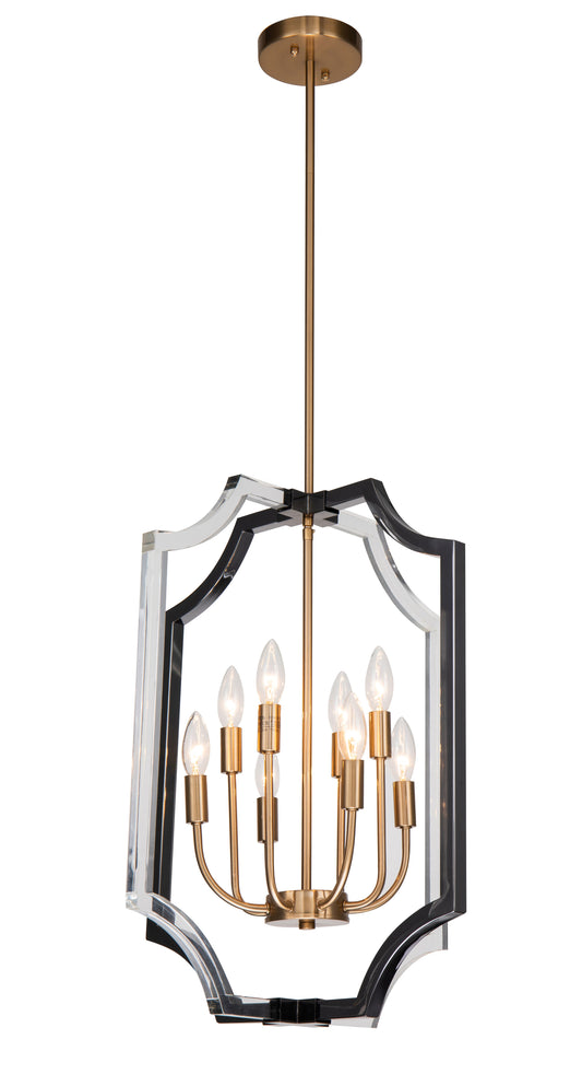 Black & Clear Chandelier - TD28C18B