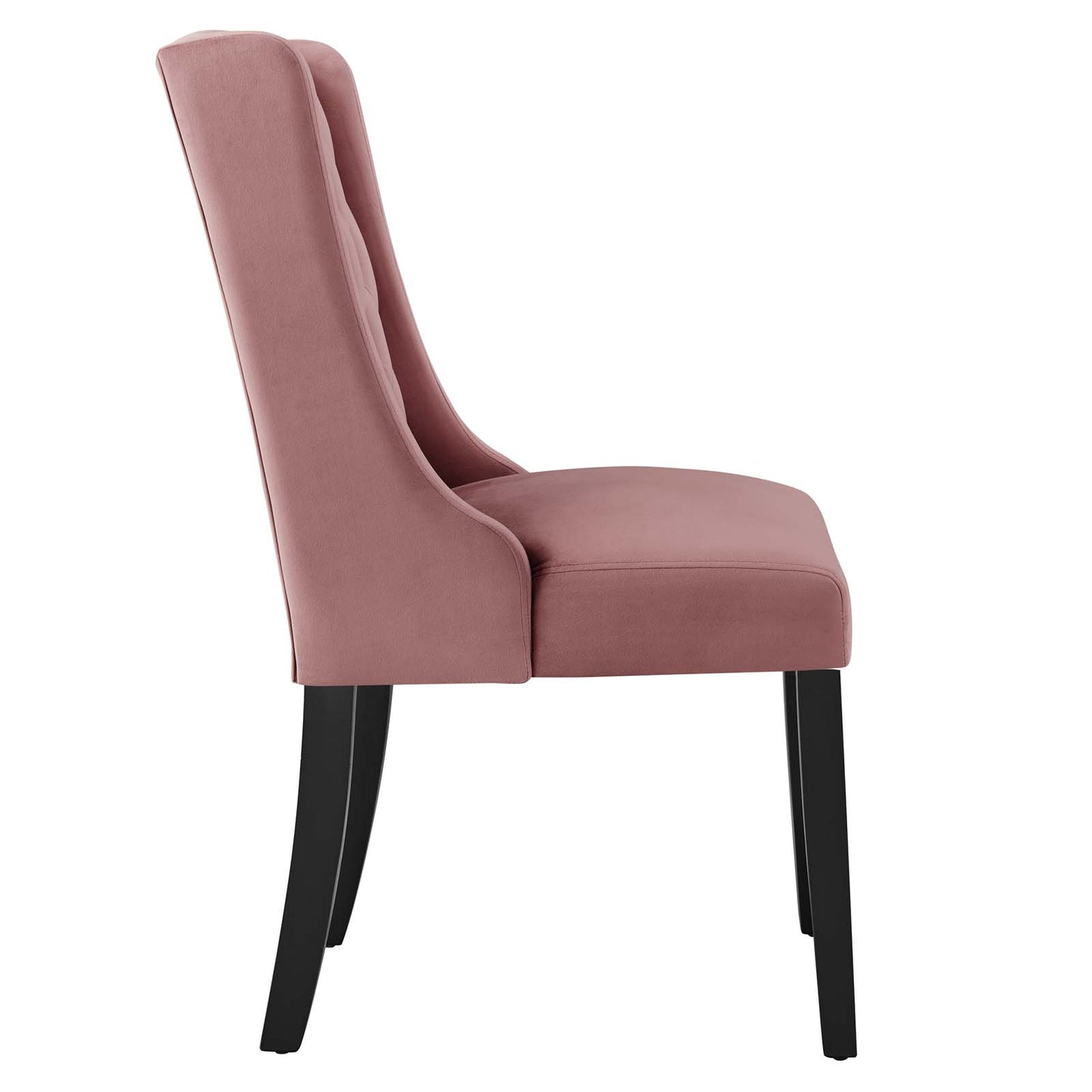 Modway Baronet Velvet Set of 2 Dining Chairs in Dusty Rose Finish EEI-5013-DUS