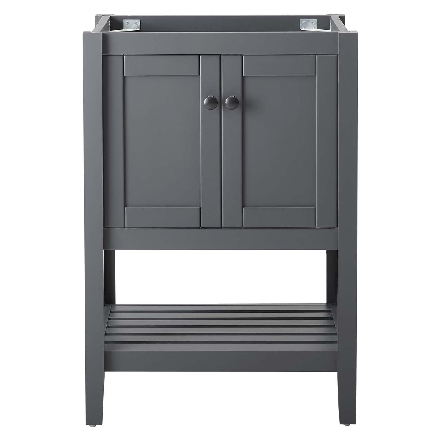 Modway EEI-3919-GRY Prestige 23" Bathroom Vanity Cabinet in Gray (Sink Basin Not Included), 23 Inch