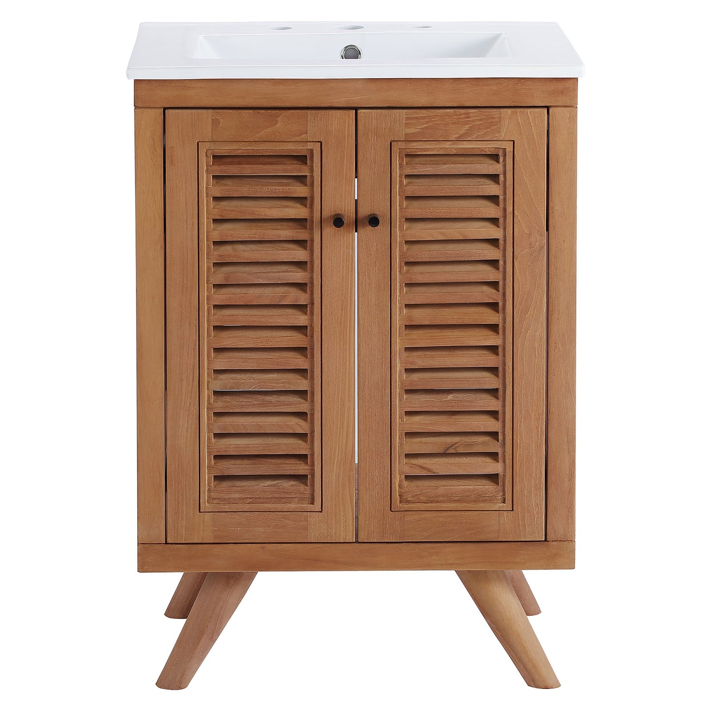 Modway EEI-5112-NAT-WHI Birdie 24" Bathroom Vanity, Natural White