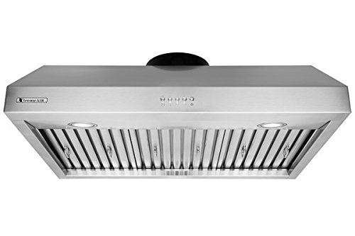 XtremeAir UL11 Under Cabinet Mount Range Hood with 900 CFM Baffle Filters