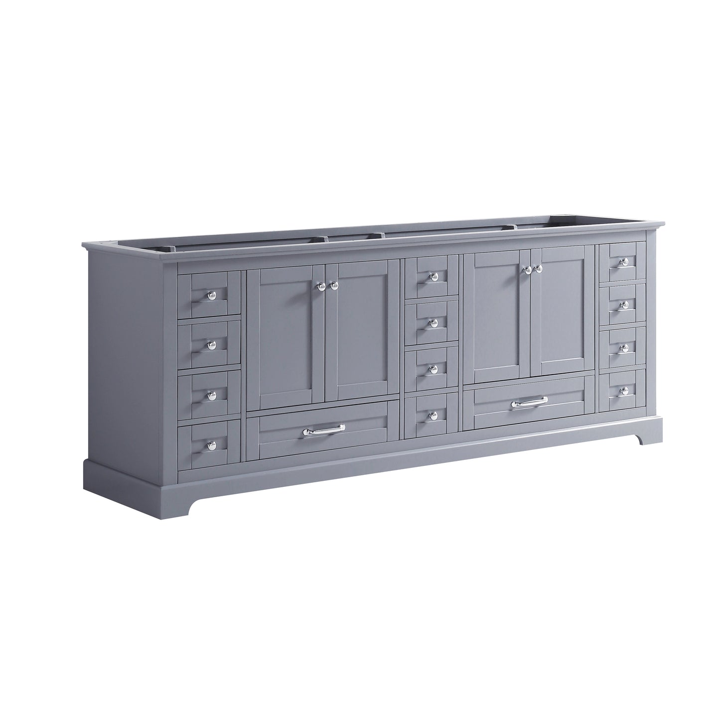 Dukes 84" Dark Grey Vanity Cabinet Only