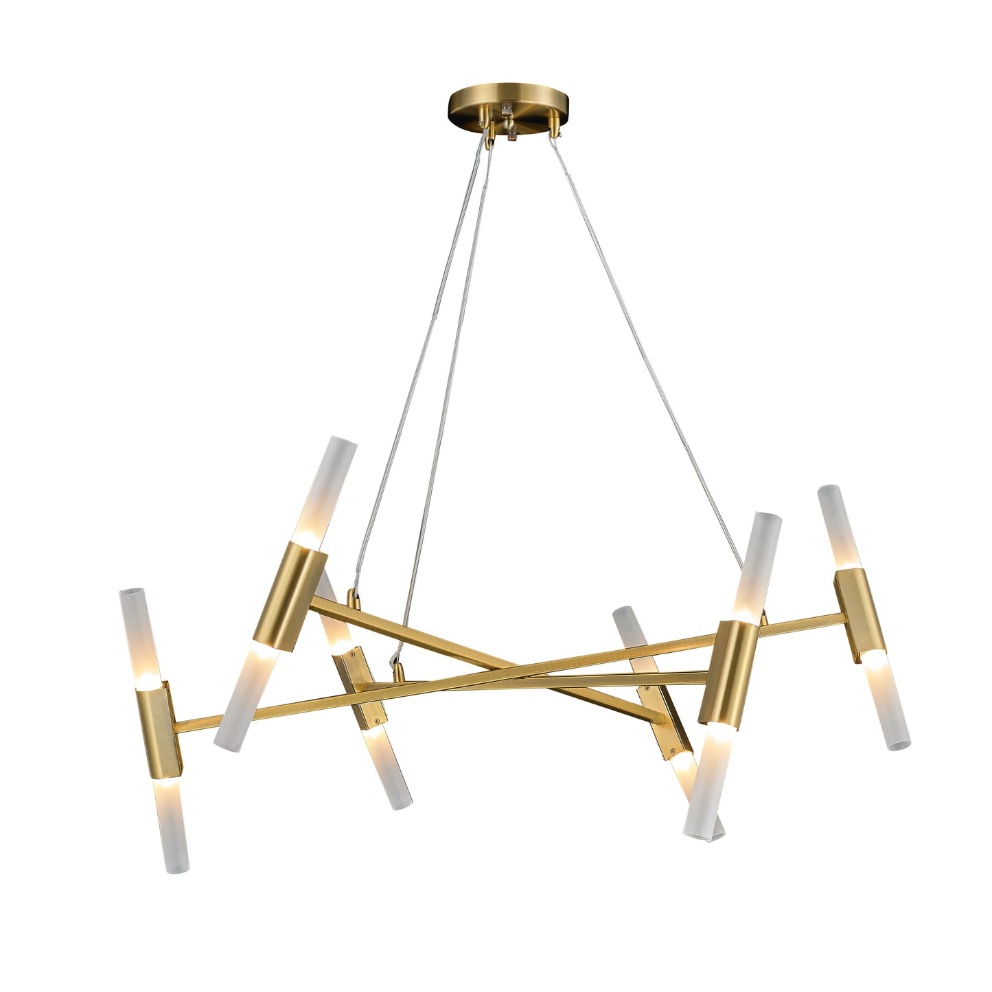 Antique Brass Chandelier - LX53-32AB