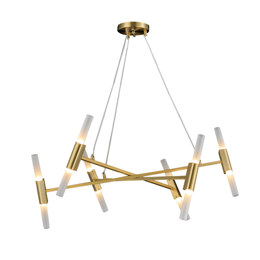 Antique Brass Chandelier - LX53-32AB