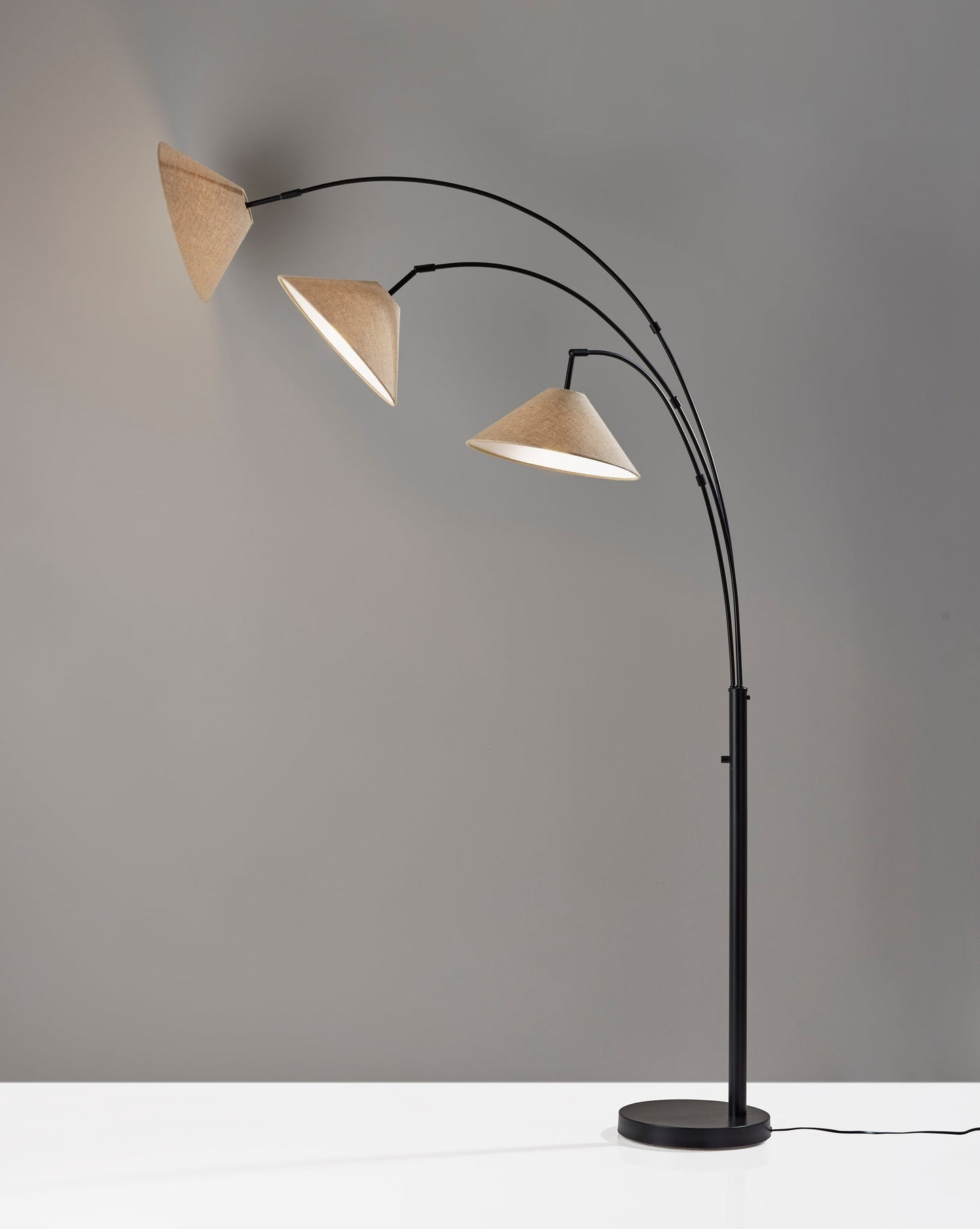 Braxton 3-Arm Arc Lamp