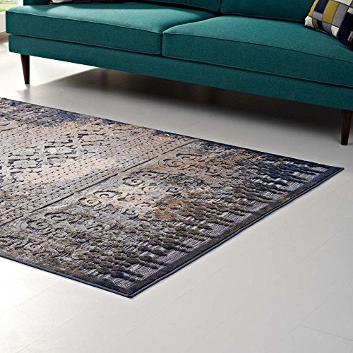 Modway Kalene Distressed Vintage Turkish Area Rug