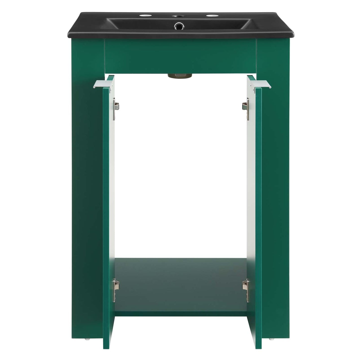 Modway Maybelle 24" Bathroom Vanity in Green Black