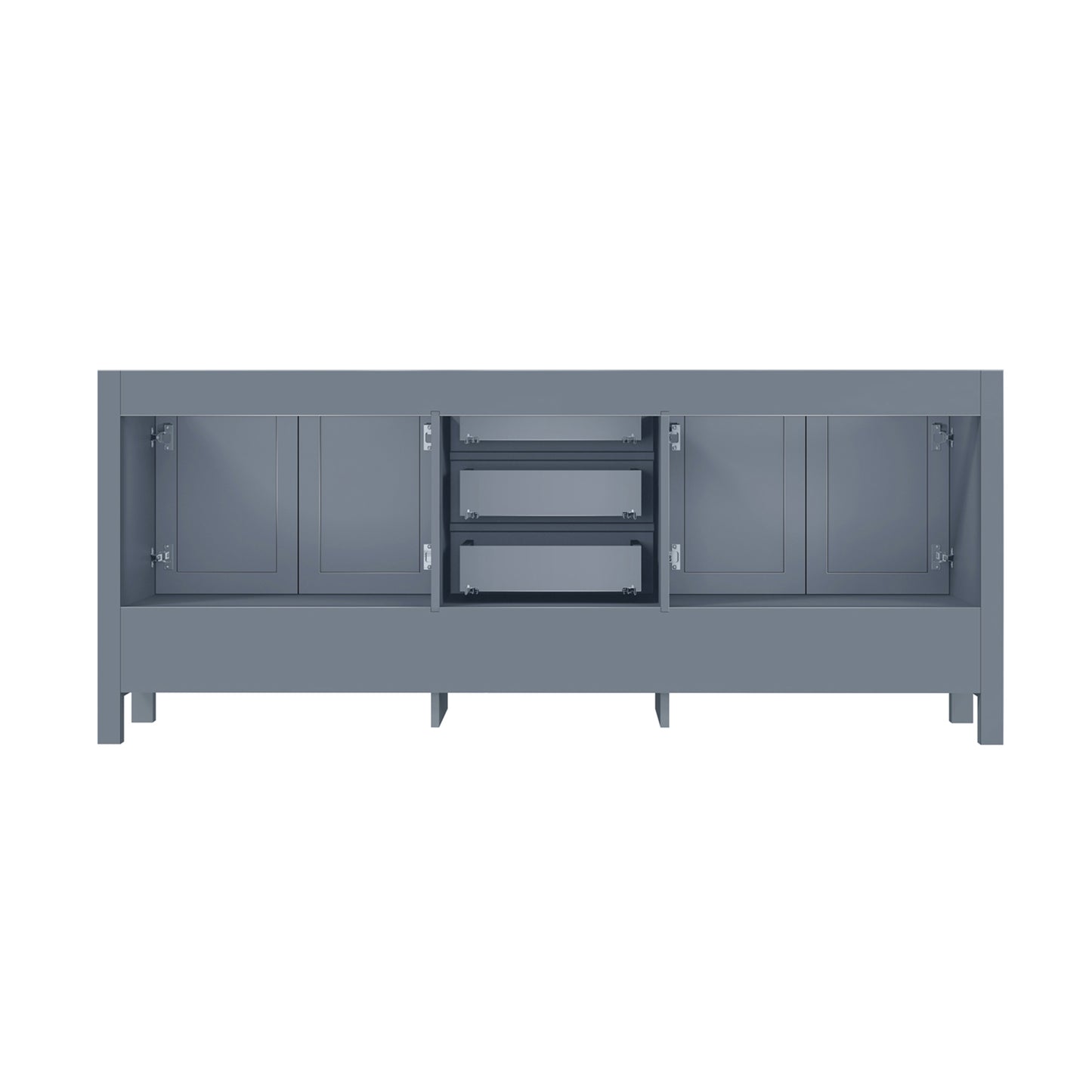 Jacques 80" Dark Grey Vanity Cabinet Only