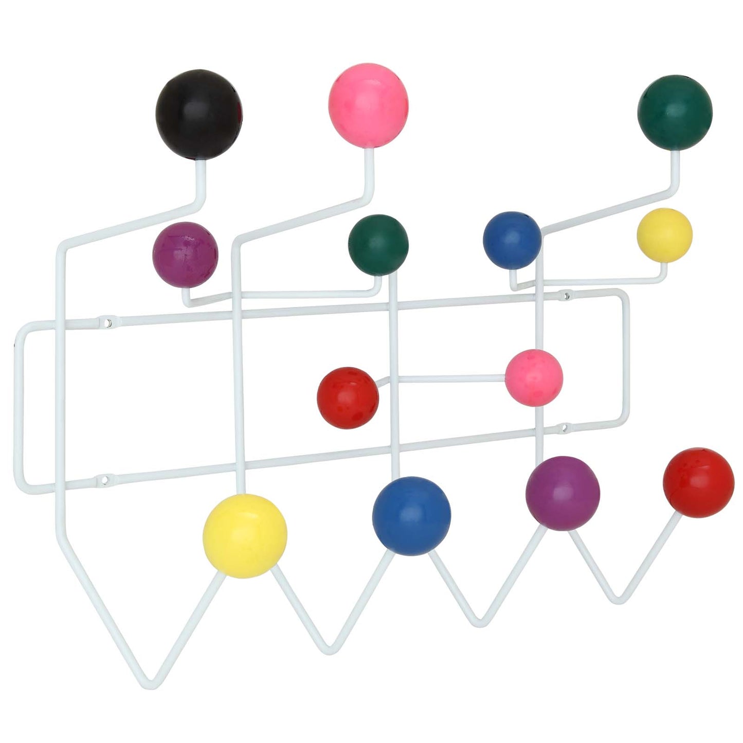 Modway EEI-216-MULTI Gumball Multi Colored Coat Rack