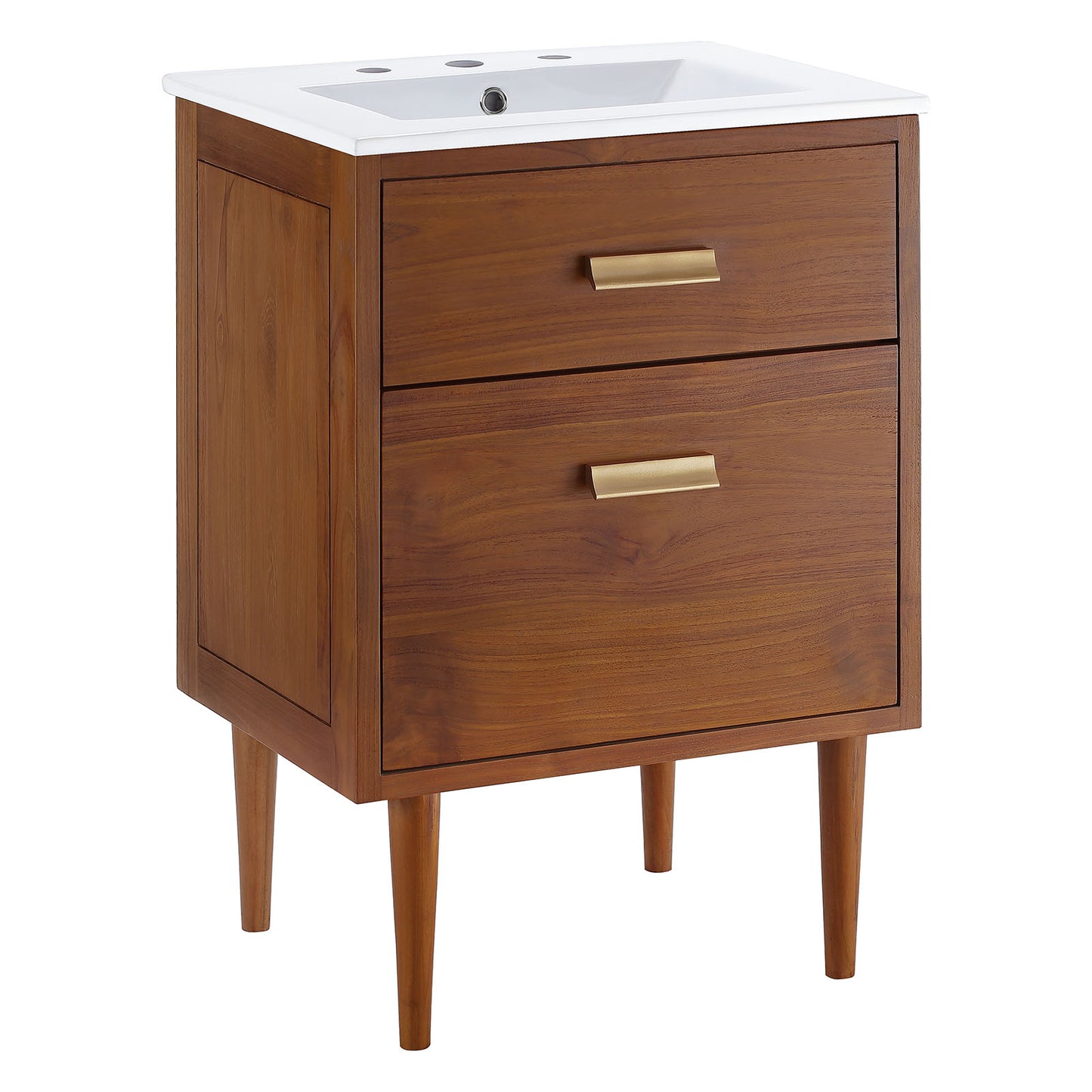 Modway EEI-5108-NAT-WHI Cassia 24" Bathroom Vanity, Natural White