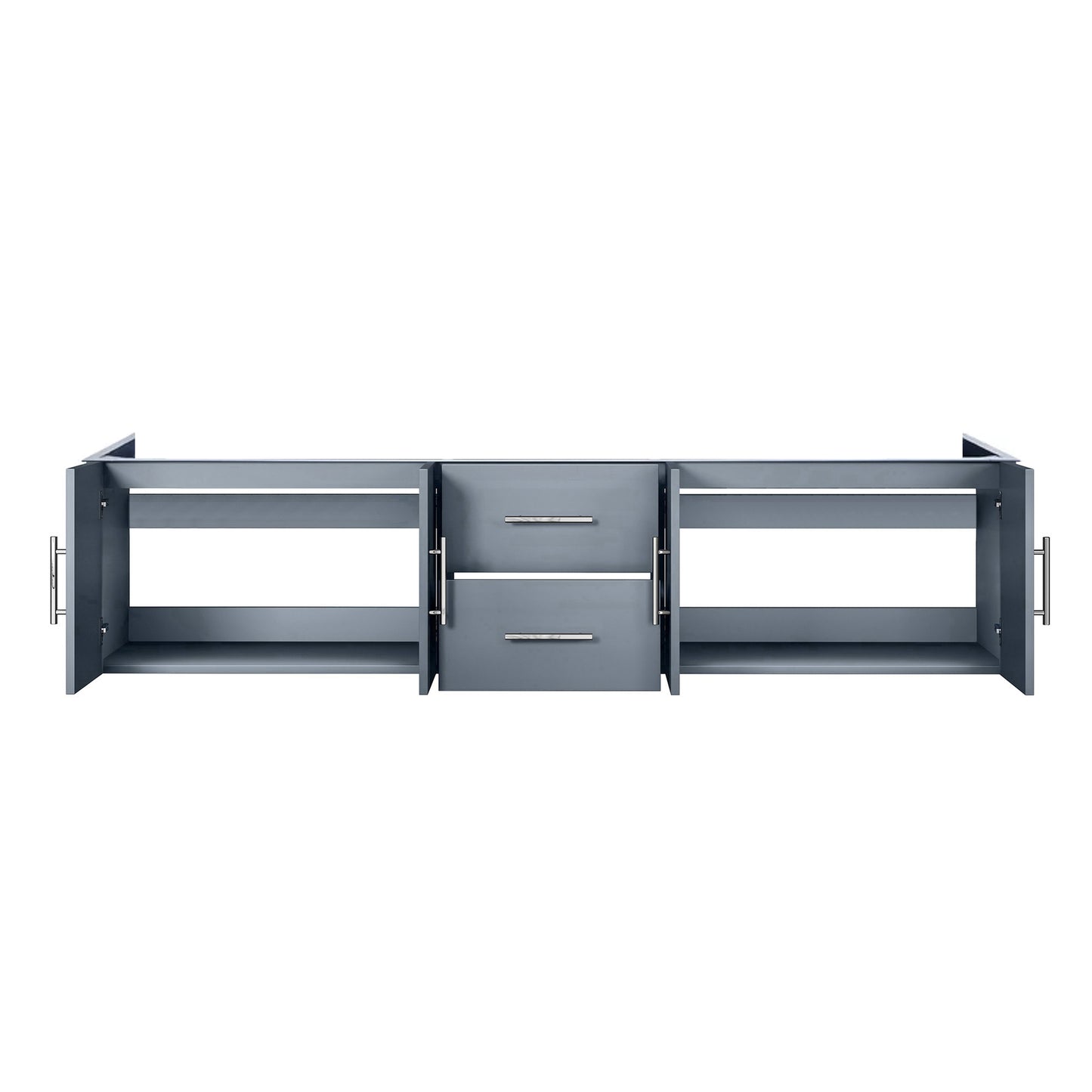 Geneva 80" Dark Grey Vanity Cabinet Only