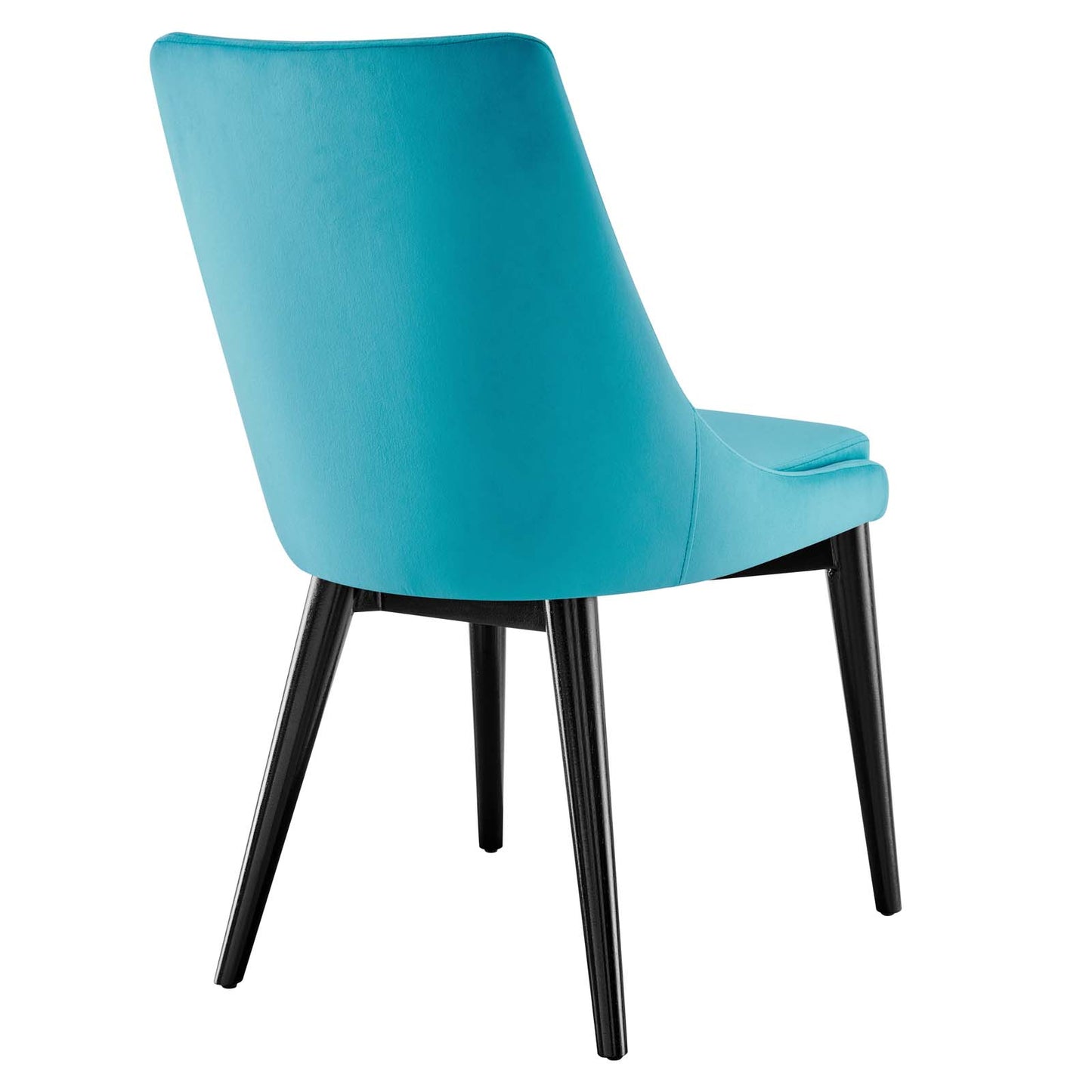 Modway Viscount Performance Velvet Dining Chair with Blue Finish EEI-5009-BLU