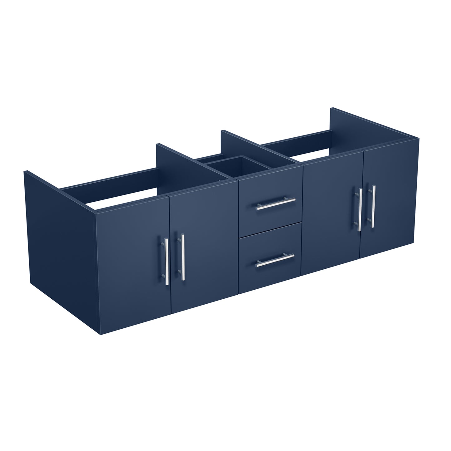 Geneva 60" Navy Blue Vanity Cabinet Only