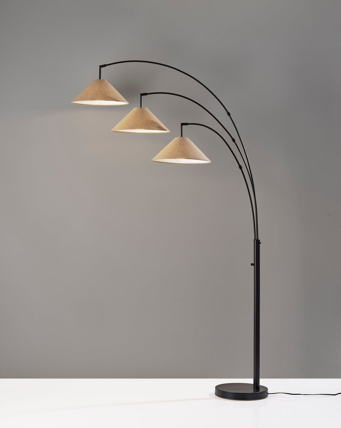 Braxton 3-Arm Arc Lamp