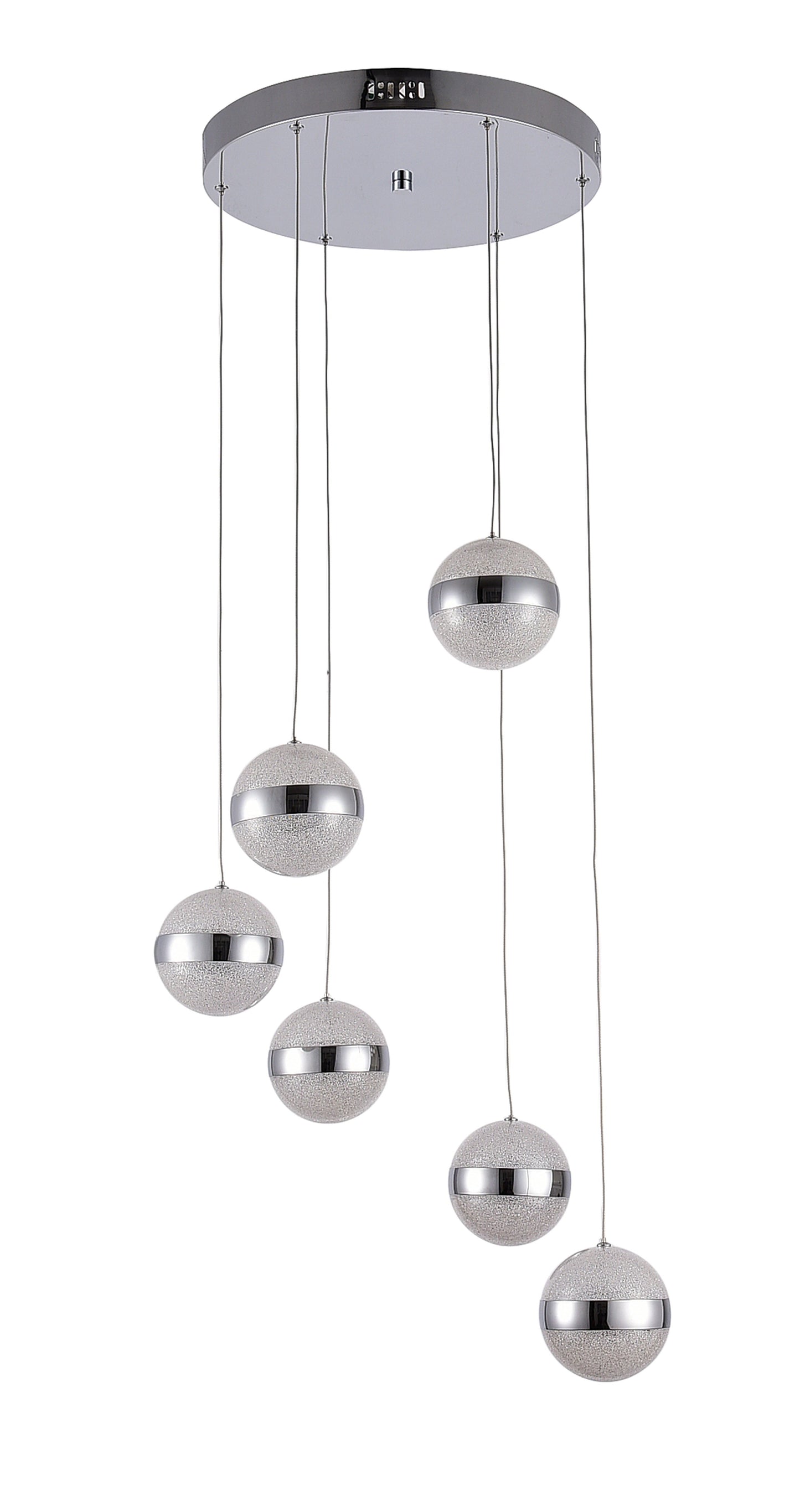 Chrome LED Chandelier - FT44C16CH