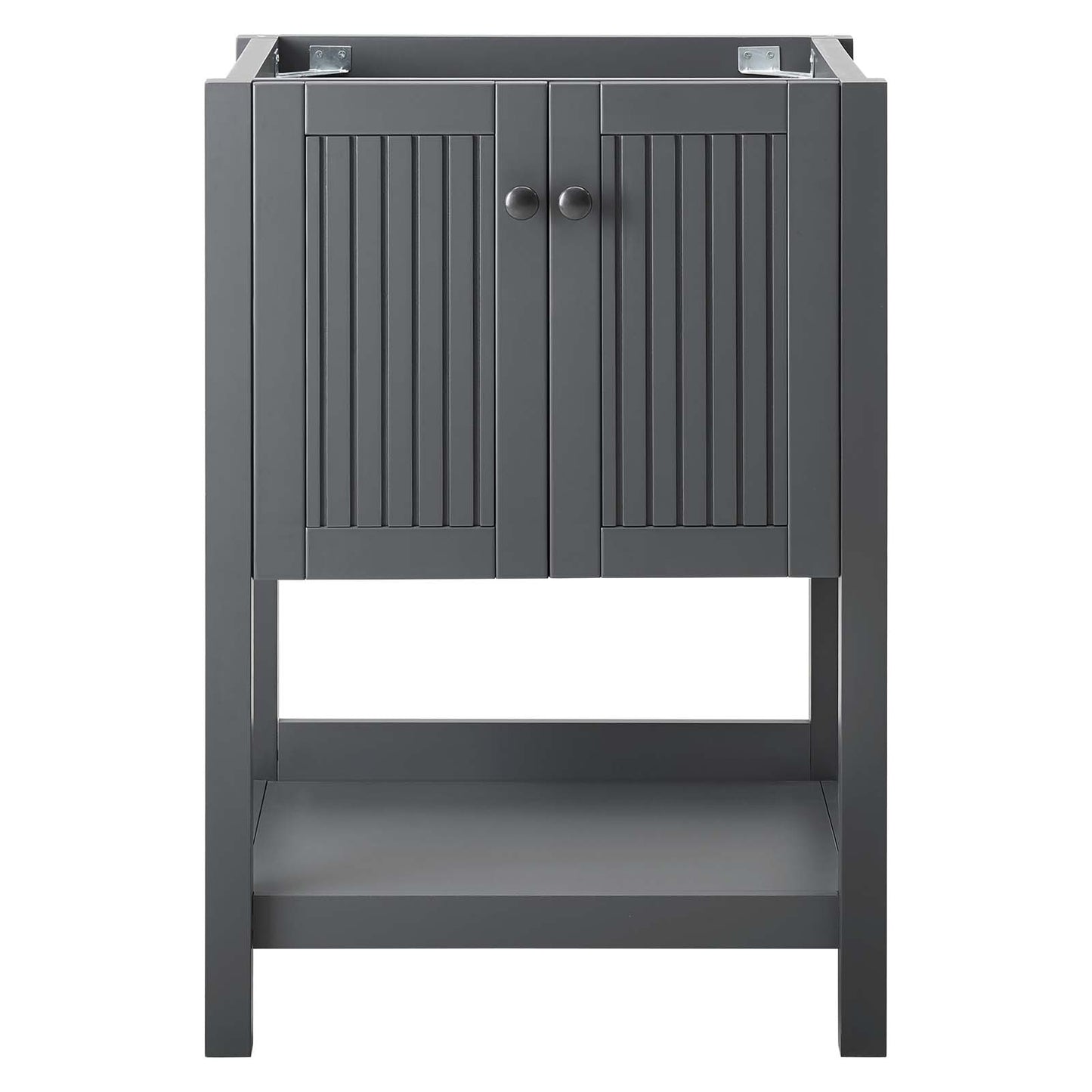 Modway EEI-3942-GRY Steam 23" Bathroom Vanity Cabinet in Gray (Sink Basin Not Included), 23 Inch