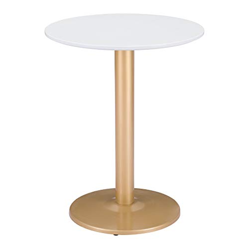 Alto Bistro Table White & Gold