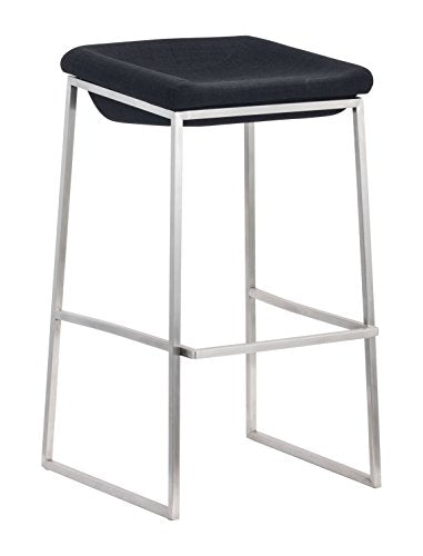 Zuo Lids Barstool, Dark Gray