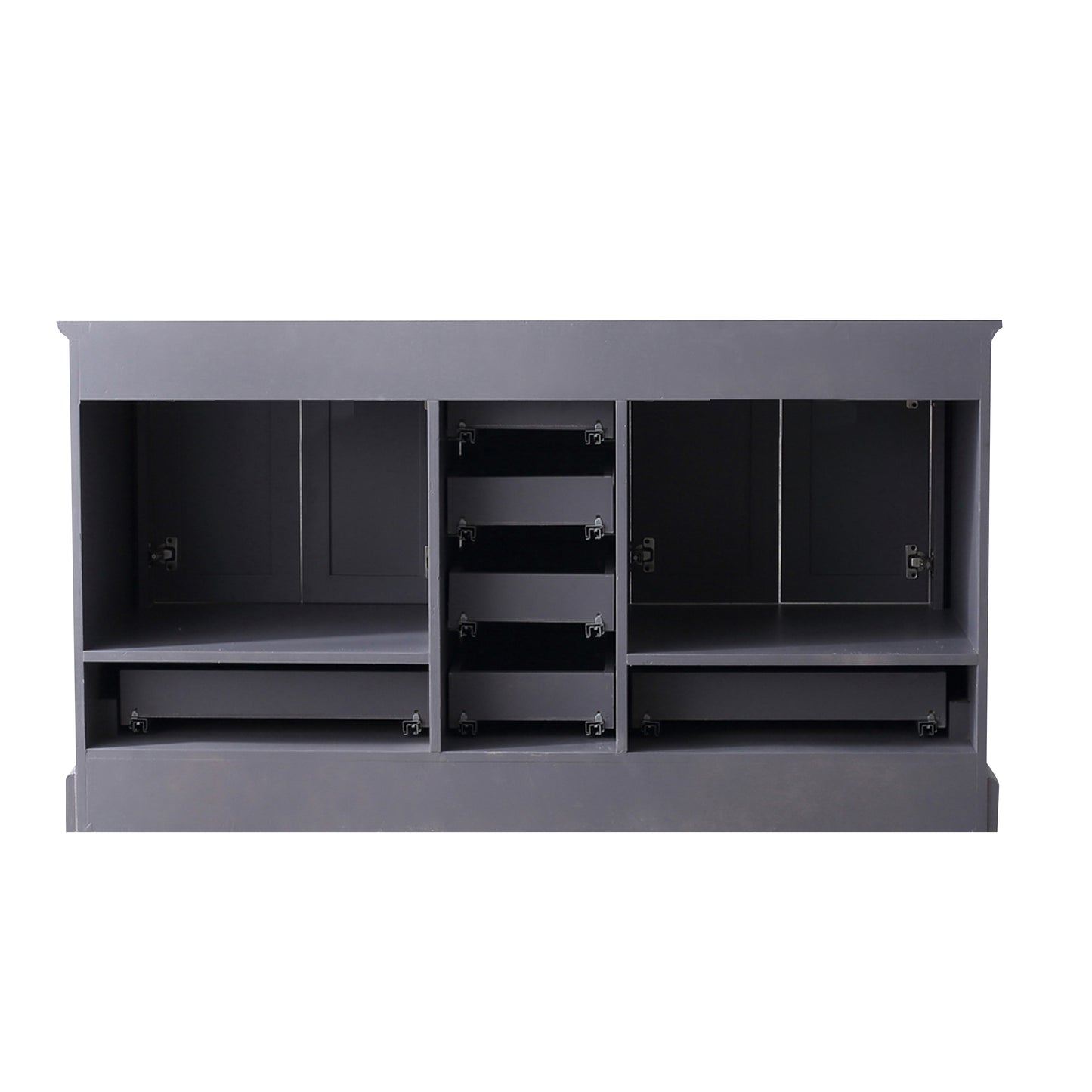 Dukes 60" Dark Grey Vanity Cabinet Only