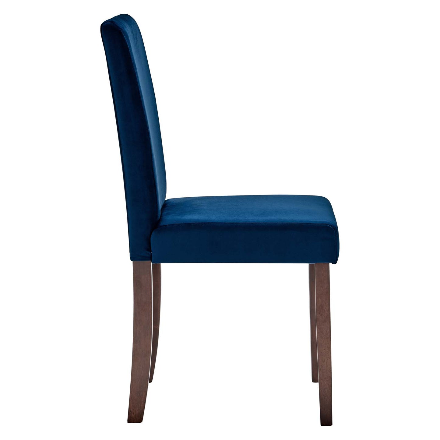 Modway Prosper Upholstered Velvet Dining Side Chair Set of 2, Navy