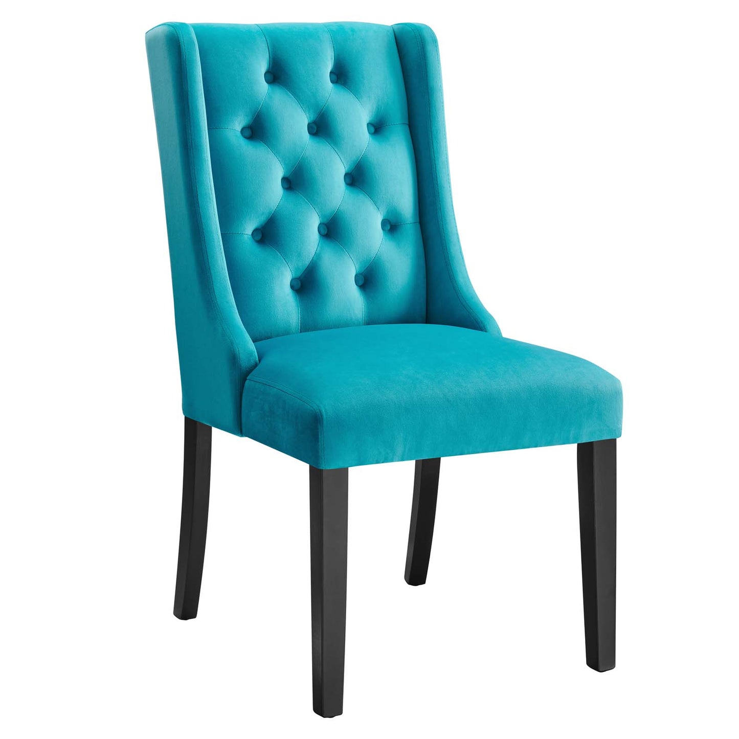 Modway Baronet Velvet Set of 2 Dining Chairs with Blue Finish EEI-5013-BLU