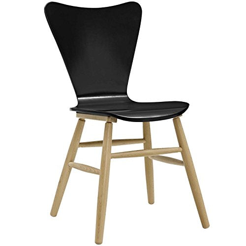 Modway Cascade Mid-Century Modern Wood Dining Side Chair