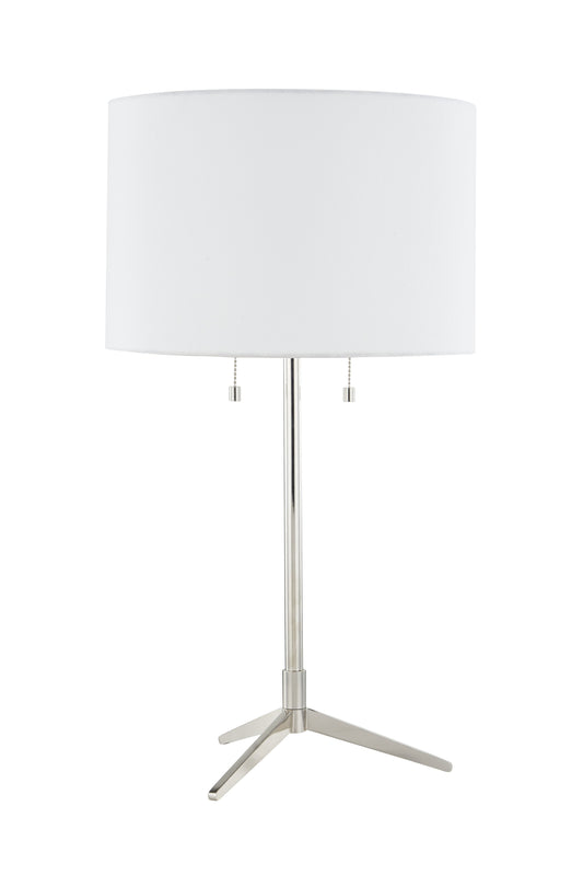 Antique Brass & Black Table Lamp - JTL123HL-PN