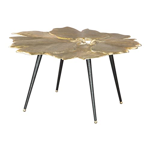 Zuo Gingko Coffee Table Antique Brass