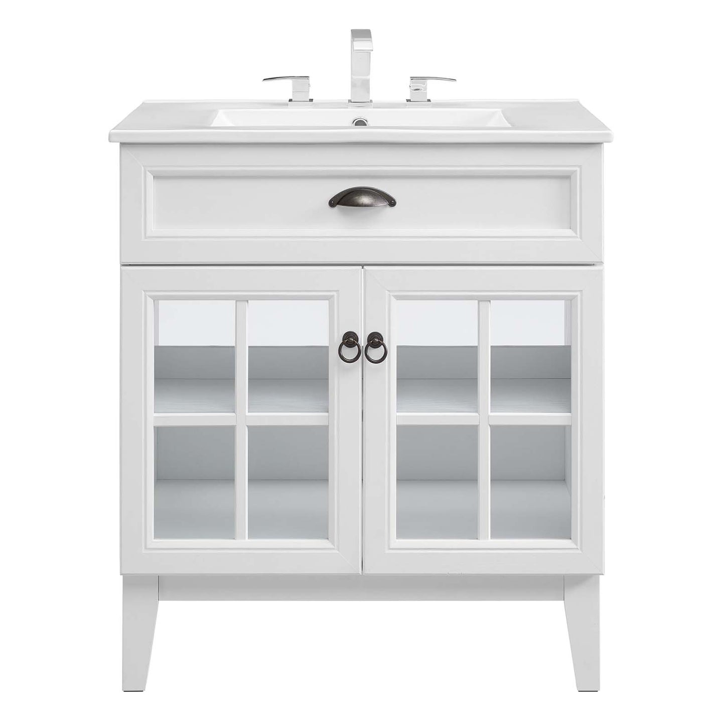 Modway Isle 30" Bathroom Vanity with Sink White